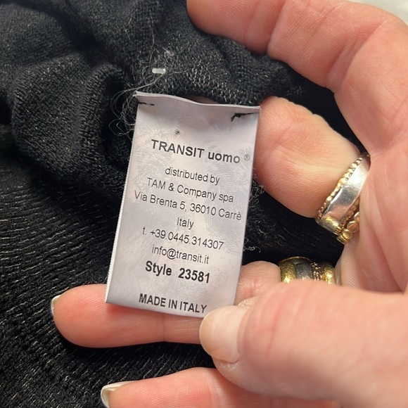 Transit Uomo Men's Wool Sweater Size Large - Picture 4 of 8